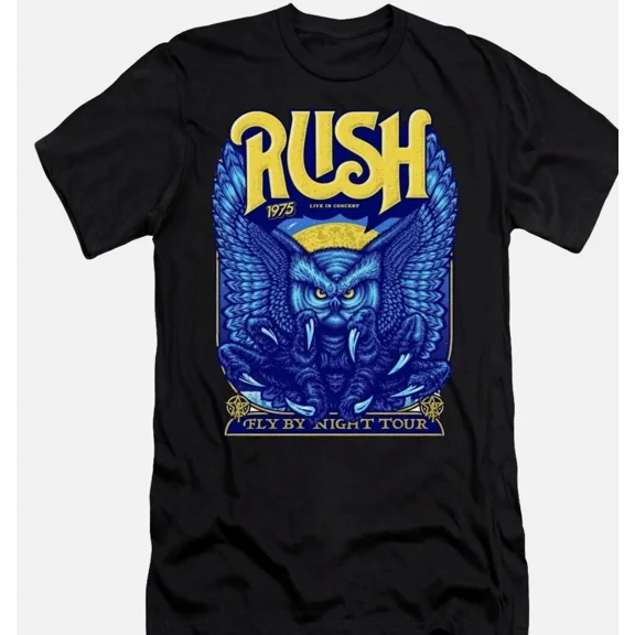 RARE Rush Band Black Cotton Shirt Unisex All size S to 345XL Unisex