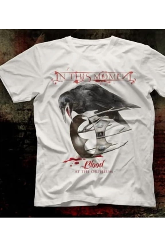 RARE SALE In This Moment band blood white shirt All sizes S-5Xl