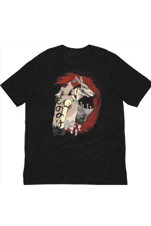 RARE SALE Princess Mononoke And Wolf Vintage T Shirt, hot, hot, hot