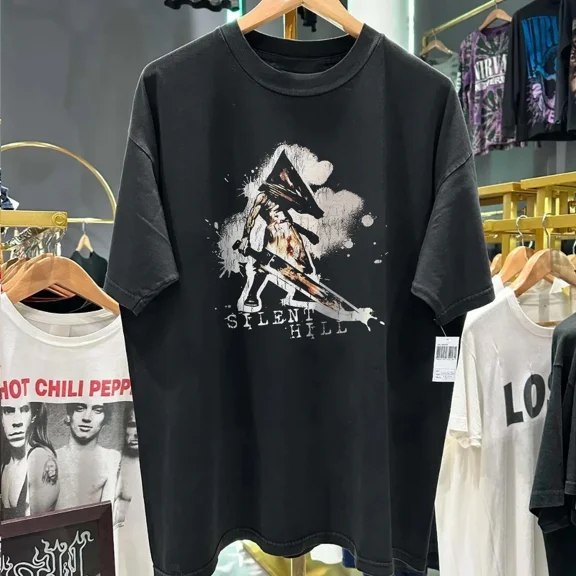 RARE SIL3NT HILL PYRAMID HEAD PROMO T-SHIRT S-5XL