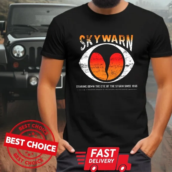RARE SKYWARN Storm Spotter Gift Idea Cool Style Shirt
