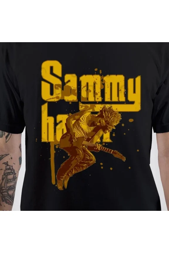 RARE Sammy Hagar black T-shirt Unisex tee All sizes S to 345Xl
