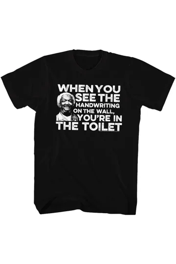 T-shirt 'Sanford And Son' Redd Foxx 'You Big Dummy' - Tailles S à 5XL, Noir