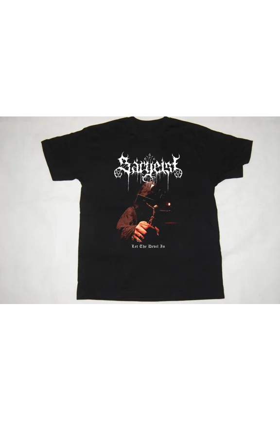 RARE Sargeist Band Live On Stage Black T-Shirt Cotton All Size