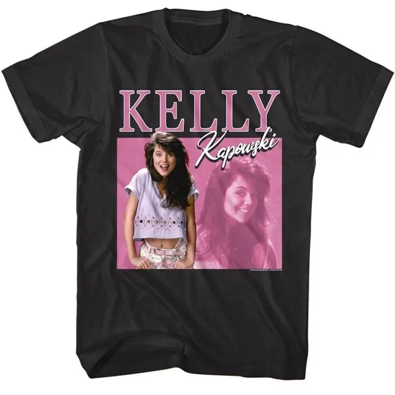 RARE Saved by the Bell T Shirt Kelly Kapowski Hottie Bayside high School Tees