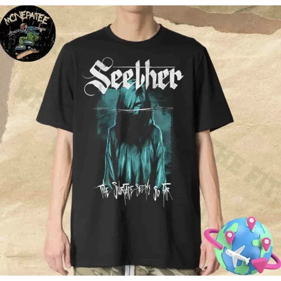 RARE Seether The Surface Seems So Far Tour 2025 Unisex T-Shirt
