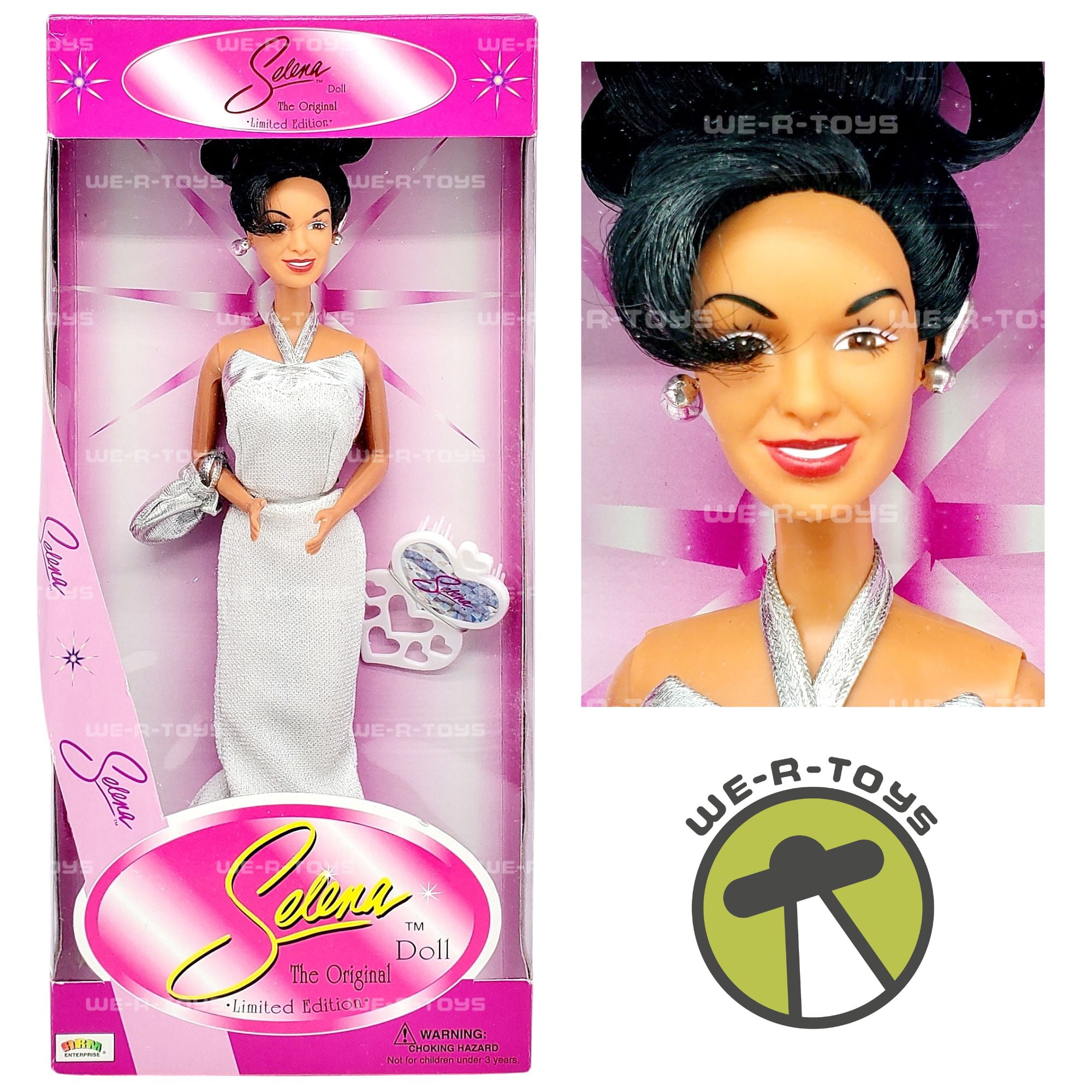 Selena Quintanilla Perez The Original Doll White Silver Dress ARM 1997
