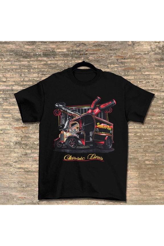 RARE Snap On Tools Classic Lines Graphic Crewneck Unisex T-Shirt