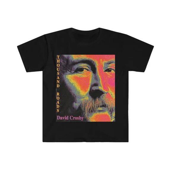 RARE Soft Cotton T-Shirt. Thousand Roads. David Crosby