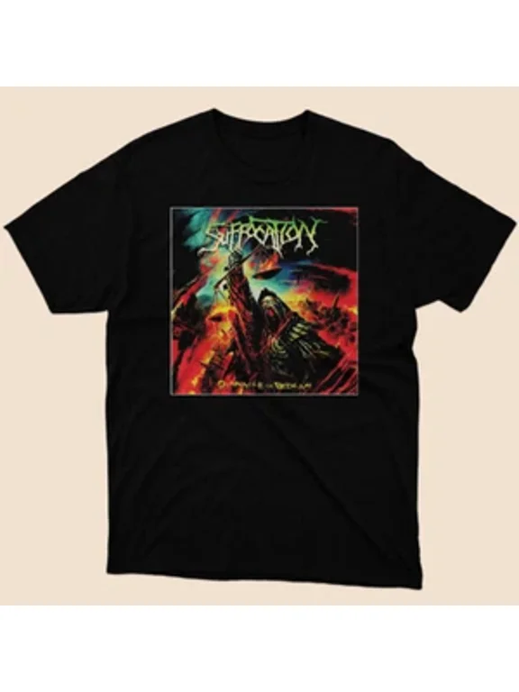 RARE Suffocation - dinnacle of bedlam Music T-shirt Black Size S to 5XL