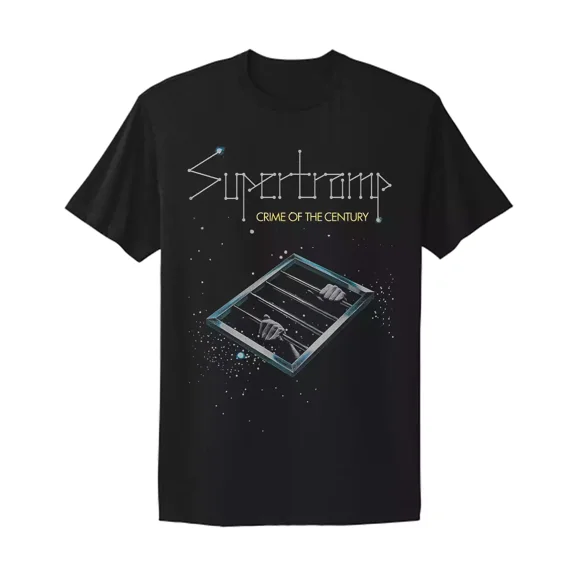 RARE Supertramp Crime of the Century Merch retro vintage T-Shirt FL0431