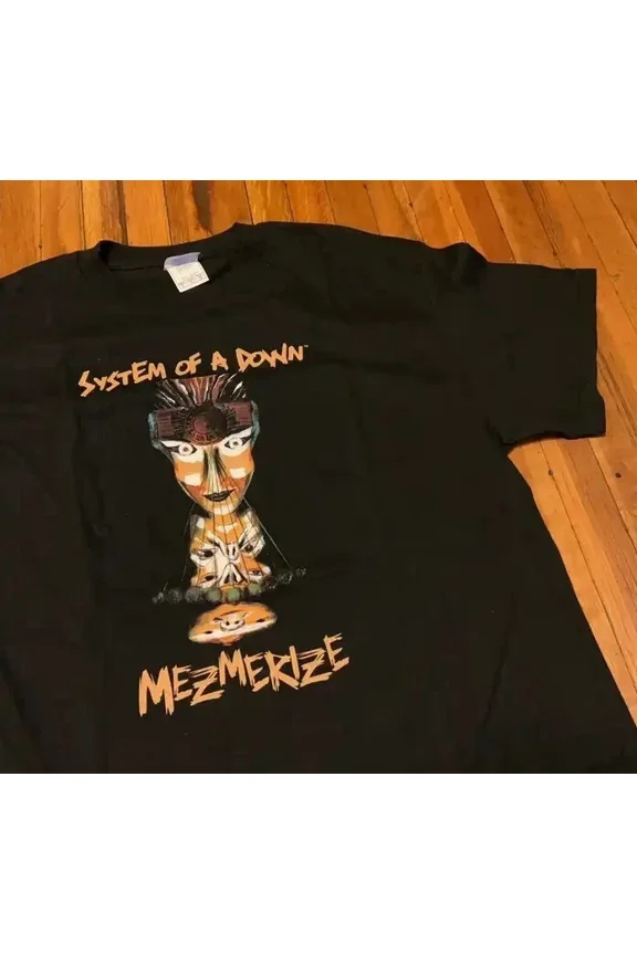 RARE System of a down mezmerize t shirt, reprinted t-shirt, gift for fan, rock band