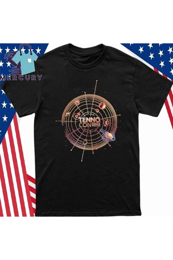 RARE Tennocon 2025 Warframe Fan Convention Logo Merch T-Shirt