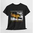 thumbnail image 1 of RARE The Carbonara I Love This Animal Capybara Tee Unisex T-Shirt All Size PR943, 1 of 2