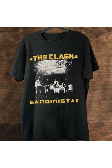 T-shirt The Clash - Collection New Gift For Fan, Couleur Jaune, Tailles S à 5XL, Neuf Avec étiquettes