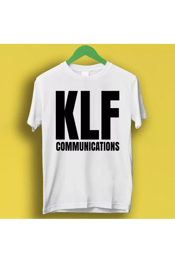 RARE The KLF Communications 90s Rave Acid House Timelords Mu Mu Music T Shirt S-4XL