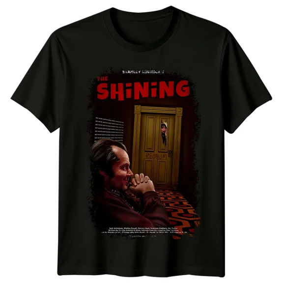 RARE The Shining (1981) Movie Poster Inspired T-Shirt Retro 80s Tee