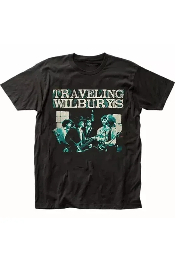 RARE The Traveling Wilburys Cotton Short Sleeve T Shirt Full Size S-5XL