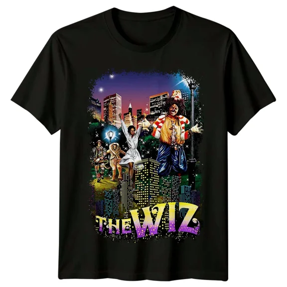 RARE The Wiz (1978) Movie Poster Inspired T-Shirt Retro 70s Tee Unisex