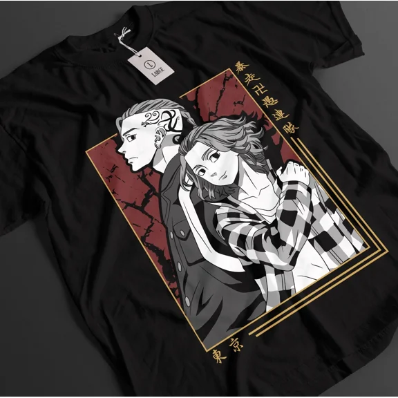 RARE Tokyo Revengers Shirt Manjiro Sano Tshirt Mikey Tee Draken T-Shirt Takemichi Top