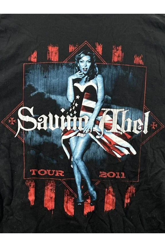 RARE Tultex Saving Abel Tour 2011 Miss America Gift For Fans T-Shirt All Size BT1053