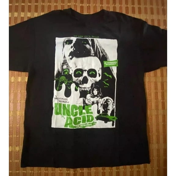 RARE Uncle Acid And The Deadbeats Band Concert Cotton Shirt Full Size Unisex