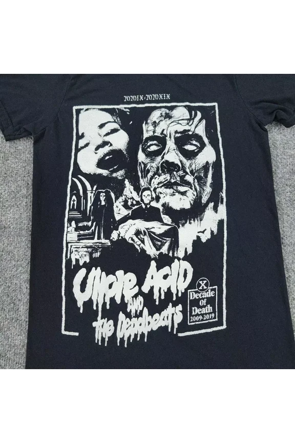 RARE Uncle Acid And The Deadbeats Decade Of Death Unisex T-shirt All Sizes MD155