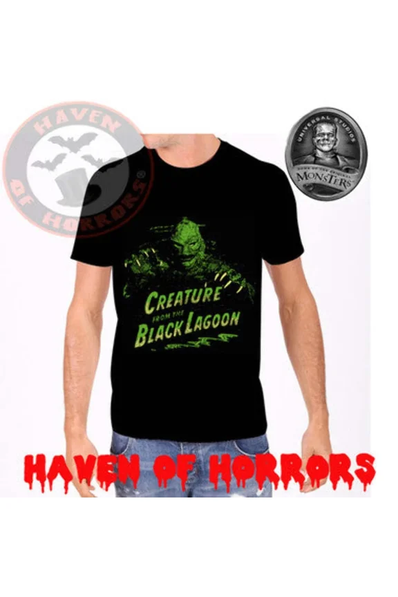 RARE Universal Monsters Green Creature T-Shirt