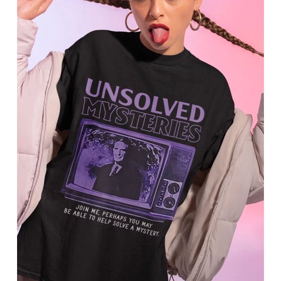 RARE Unsolved Mysteries Shirt Funny Heavy Metal Shirt Gift For Fans S-5Xl