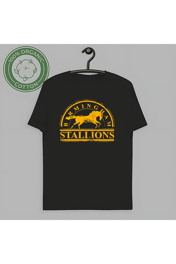 RARE UrbanX Birmingham Stallions Red Vintage Retro T-Shirt, for men & women, up to size 5XL.-TH58304