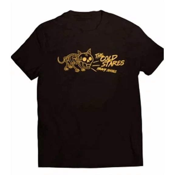 RARE VTG The Cold Stares rock BLACK T-shirt Cotton Unisex S to 5Xl