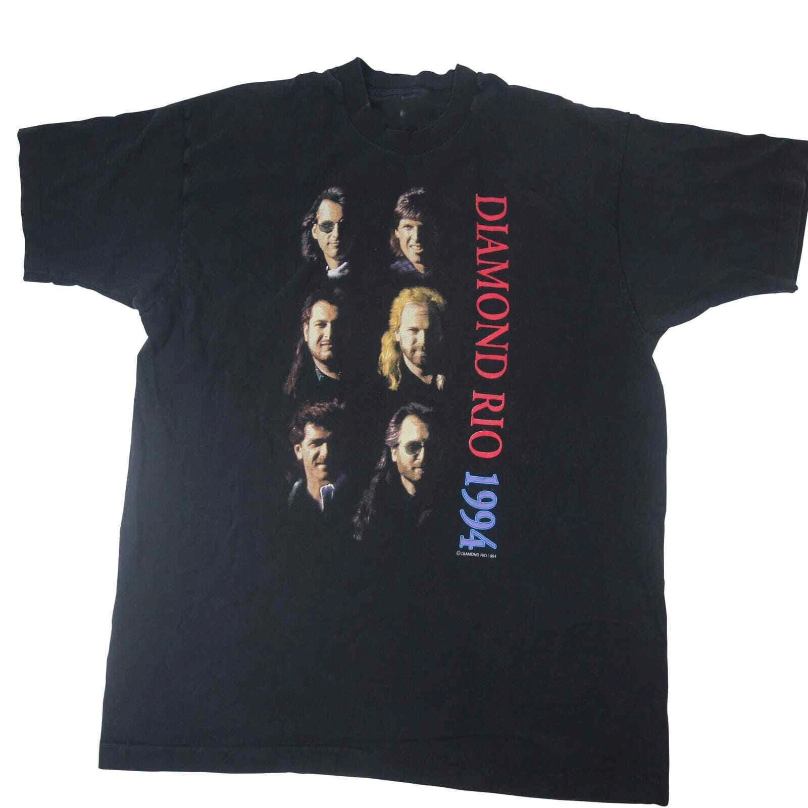 RARE Vintage 1994 Diamond Rio Black Cotton All size S-345XL Unisex T ...