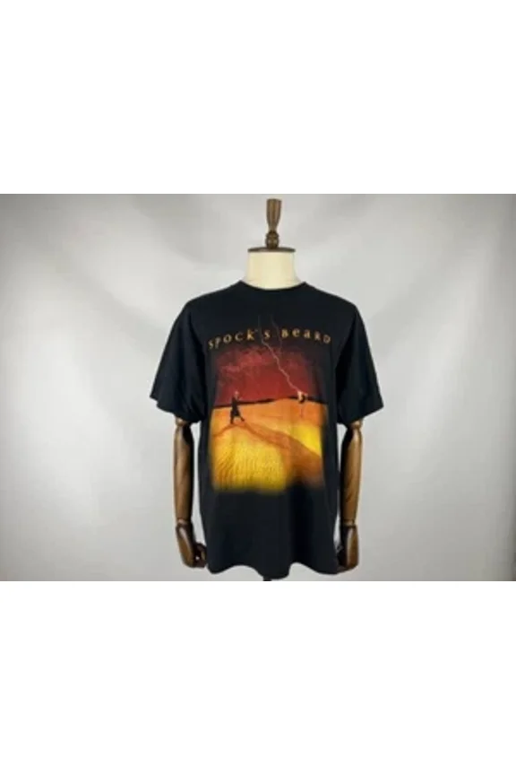 RARE Vintage 2001 Spock's Beard Concert Tour T-Shirt XL