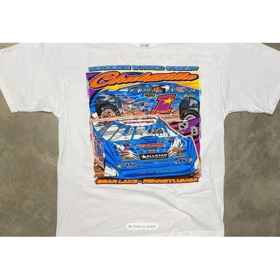 RARE Vintage 2004 Chub Frank Chubzilla Dirt Late Model T-Shirt