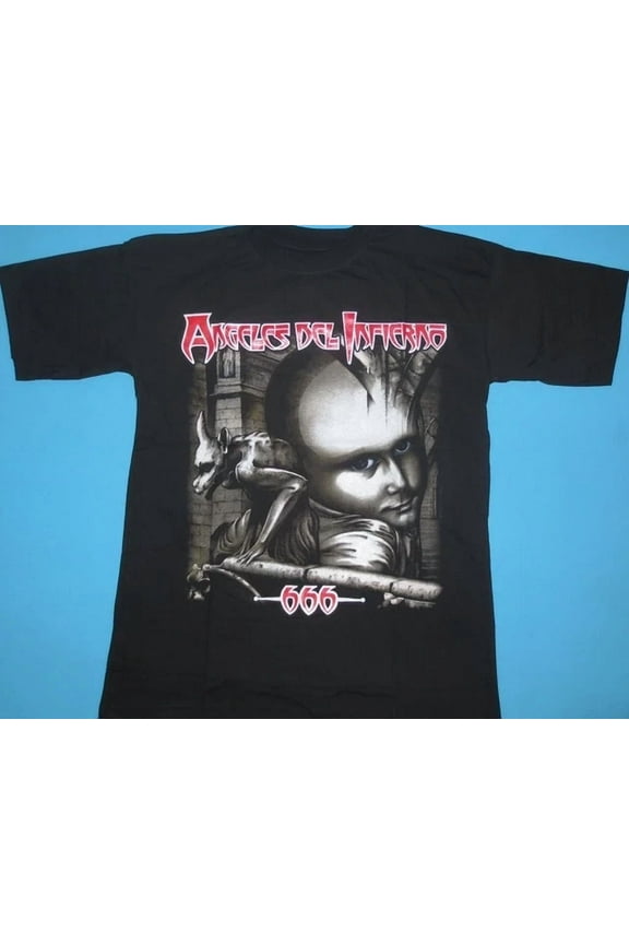 RARE Vintage Angeles Del Infierno 666 Shirt Unisex Concert S to 5XL