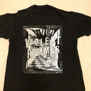 RARE Violent Femmes Band T-shirt Men Women Short Sleeve Full Size