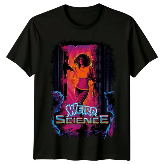 RARE Weird Science (1985) Movie Poster Inspired T-Shirt Retro 80s Tee Unisex