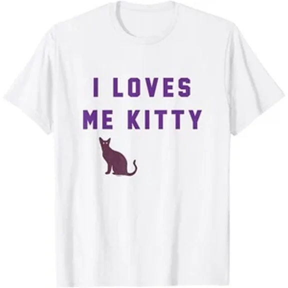 RARE Will & Grace T-Shirt I Loves Me Kitty Karen Walker Tshirt TV Series Fan