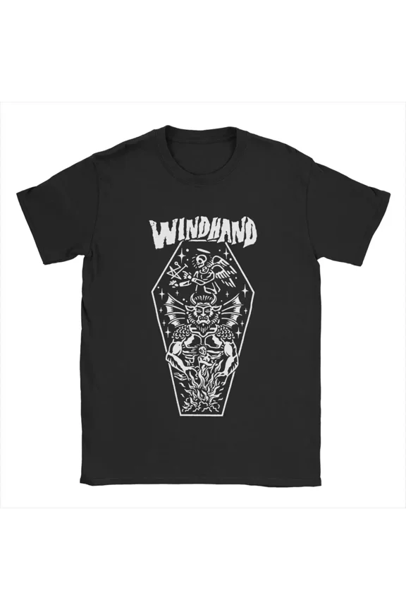 RARE Windhand T Shirts Men's Cotton Crazy T-Shirts O Neck Tees Short Sleeve Clothes