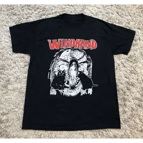 RARE Windhand hell is on it's way Black Short Sleeve All Size Shirt BT223