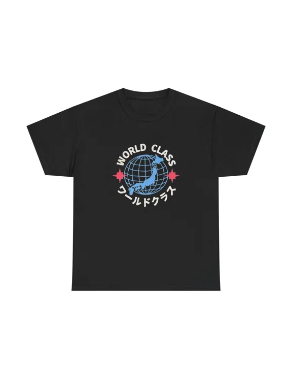 RARE World Class Retro Graphic T Shirt Unisex Heavy Cotton Tee