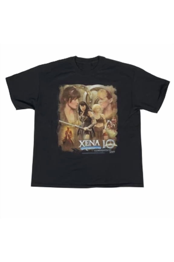 RARE Xena The Warrior Princess 10th Anniversary T-Shirt Cotton Tee All Sizes