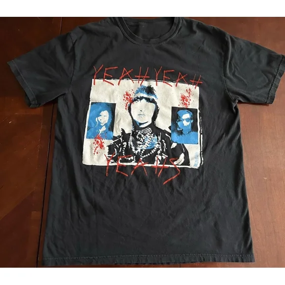 RARE Yeah Yeah Yeahs T-Shirt Black Cotton All size S-5XL Retro