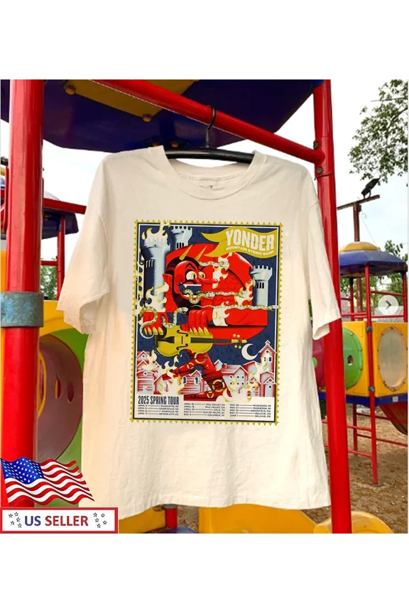 RARE Yonder Mountain String Band Spring Tour 2025 T Shirt Size S-5XL