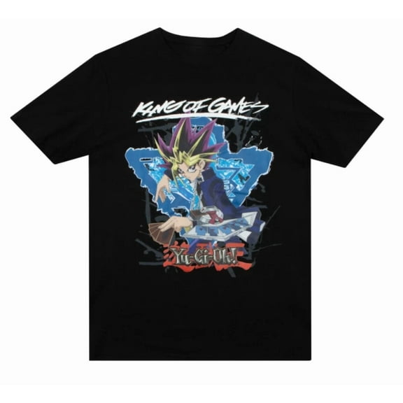 RARE Yu-Gi-Oh! T-shirt for Men Anime Graphic Tee Yugioh Shirt Black Tshirt