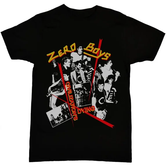 RARE Zero Boys Band Civilization Dying Unisex T-Shirt Cotton Full Size MC717