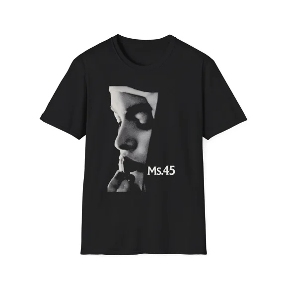 RARE ms. 45 stencil style movie poster tshirt