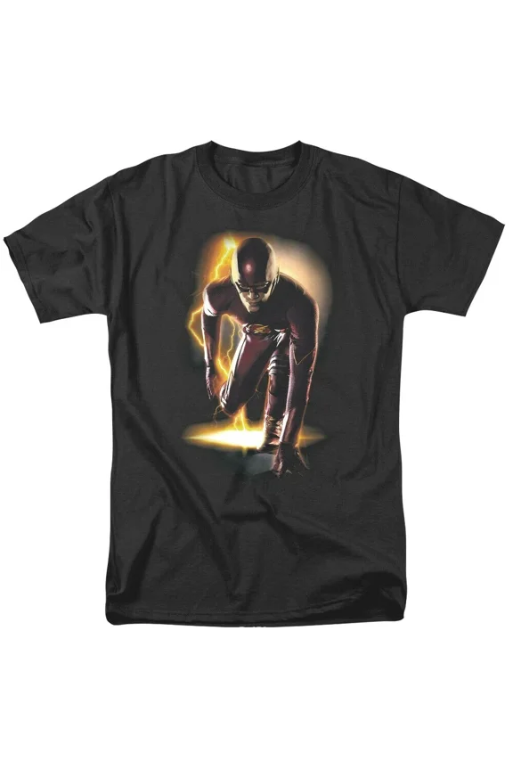 RARE "the Flash" CW TV Series Grant Gustin Mens Unisex T-Shirt, Available Sm to 5x