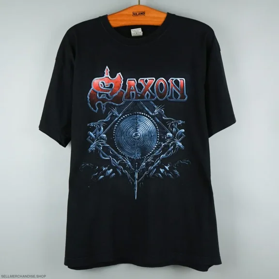 RARE vintage 2009 Saxon tour t-shirt