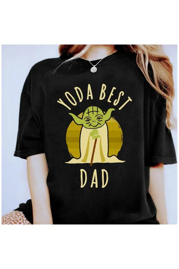 RARE vintage Yoda Best Dad Cartoon Yoda Tee Unisex Adult Kid Shirt 623085